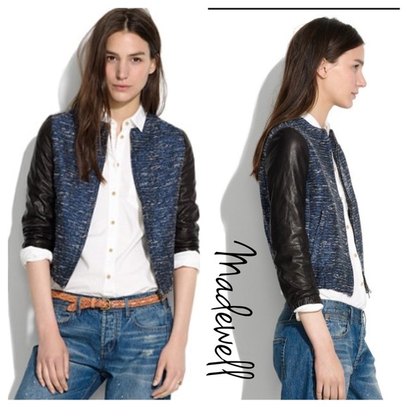 Madewell Jackets & Blazers - Madewell Shimmerweave Bomber Jacket Small